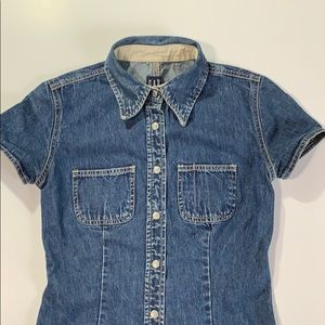 Gap Vintage Denim Jeans Dress